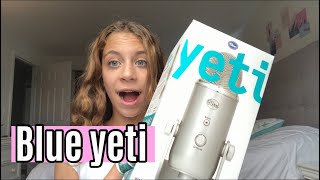 Shopping and unboxing my new BLUE YETI