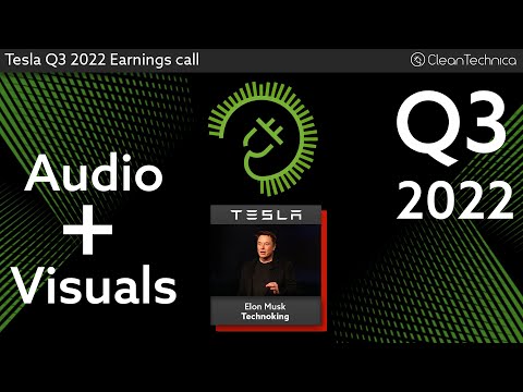 Tesla Q3 2022 Earnings Call Livestream