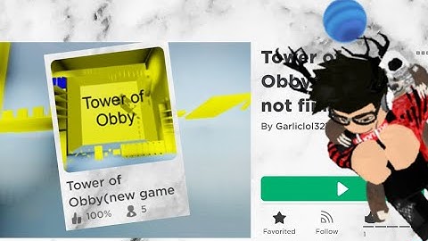 I made my own Tower of Hell game...(Tower of Obby)