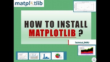 Matplotlib Tutorial 2 -  How to install Matplotlib