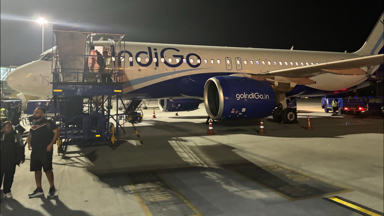 Flight Journey from Indore to Hyderabad. IndiGo 6E6916