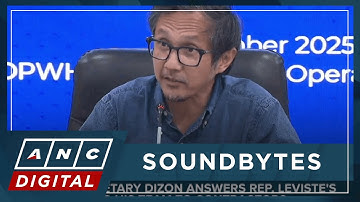 Dizon urges Leviste to name DPWH execs with alleged ties to contractors | ANC