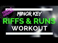 Riffs and Runs Vocal Workout - Female Riff Exercises Minor Key