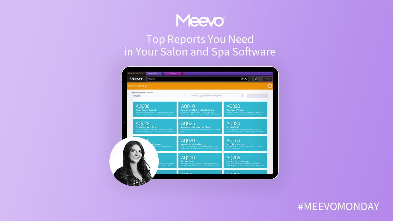 Meevo Monday Top Reports You Need in Your Salon and Spa Software YouTube Meevo Monday Top Reports You Need in Your Salon and Spa Software YouTube