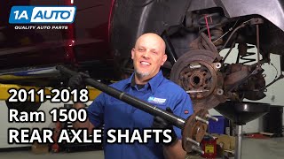 How to Replace Rear Axle Shafts 2011-2018 Ram 1500 Dodge Ram 1500 Rear Axle Assembly