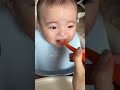 【生後5ヶ月】お口おっきく開けてくれるようになった🤭🩷#離乳食