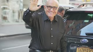 Former New York Mayor Rudy Giuliani served indictment during his 80th birthday party