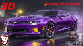 See 3d model of the Chevrolet Camaro with full of details screenshot 4