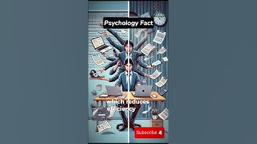 Psychology Fact: Why Multitasking Reduces Productivity #psychologyfacts