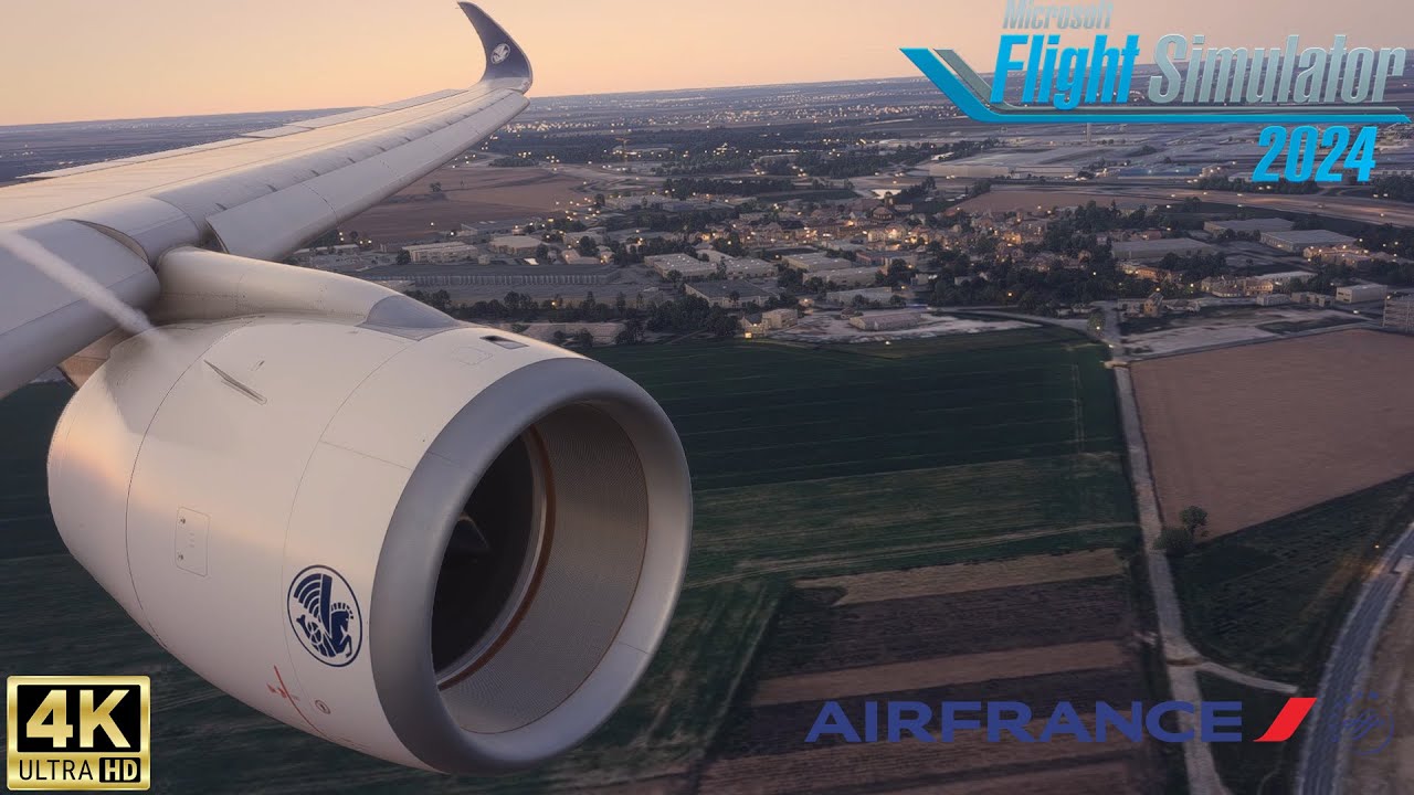 FS2024 |🇲🇺 Mauritius MRU - Paris CDG 🇫🇷 Air France Airbus A350-900