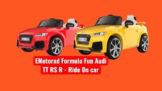 EMotorad Formula Fun Audi TT RS RC Car: Speed Test & Review! 🏎️💨