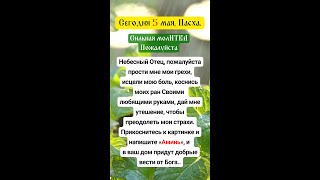 Сегодня 5 мая, Пасха.Сильная молИТВА Пожалуйста Небесный Отец