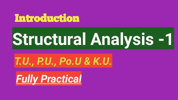#1 Introduction Of Structure Analysis -1 (नेपालीमा) By Harishwar Pandit