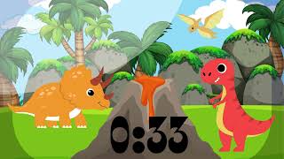Dinosaur Visual Countdown Timer 1 Min Profile