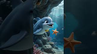 Baby Dolphin Helps a Lost Starfish 🐬⭐ | Cute Ocean Adventure | 8K Kids Nursery Rhyme