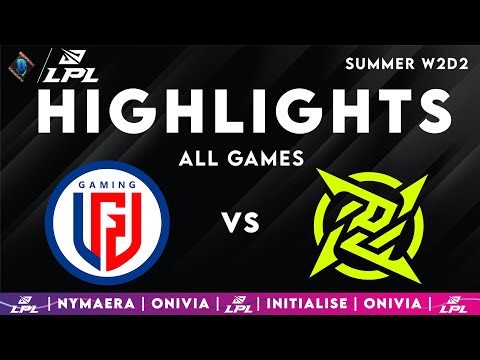 LGD vs NIP Highlights ALL GAMES — LPL Summer Split 2025 — LGD Gaming vs Ninjas in Pyjamas by Onivia