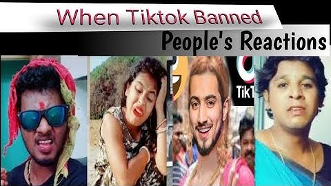 tiktok banned ......people