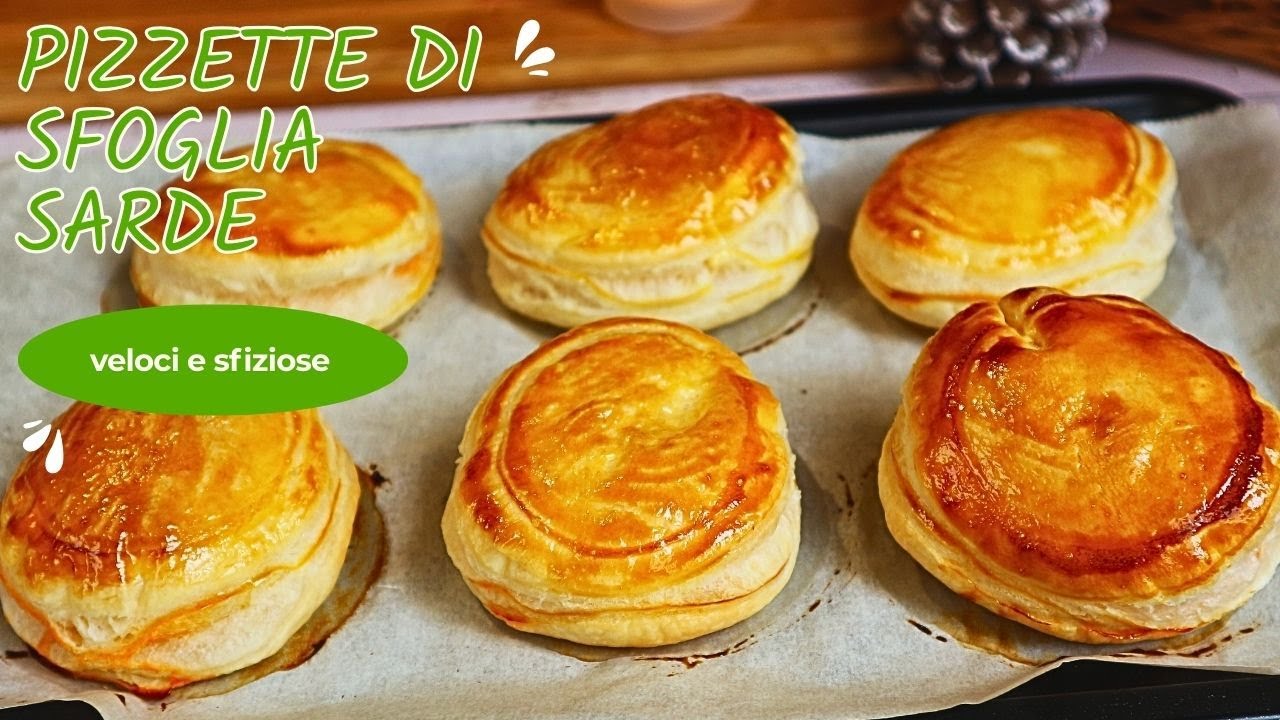 Pizzette di sfoglia Sarde| Facili, veloci e super sfiziose!
