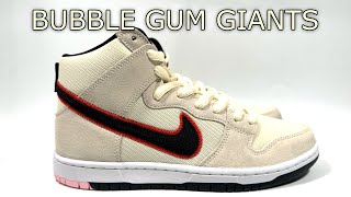 2022 Nike SB Dunk High San Franscisco Giants Review - Bubblegum Pack