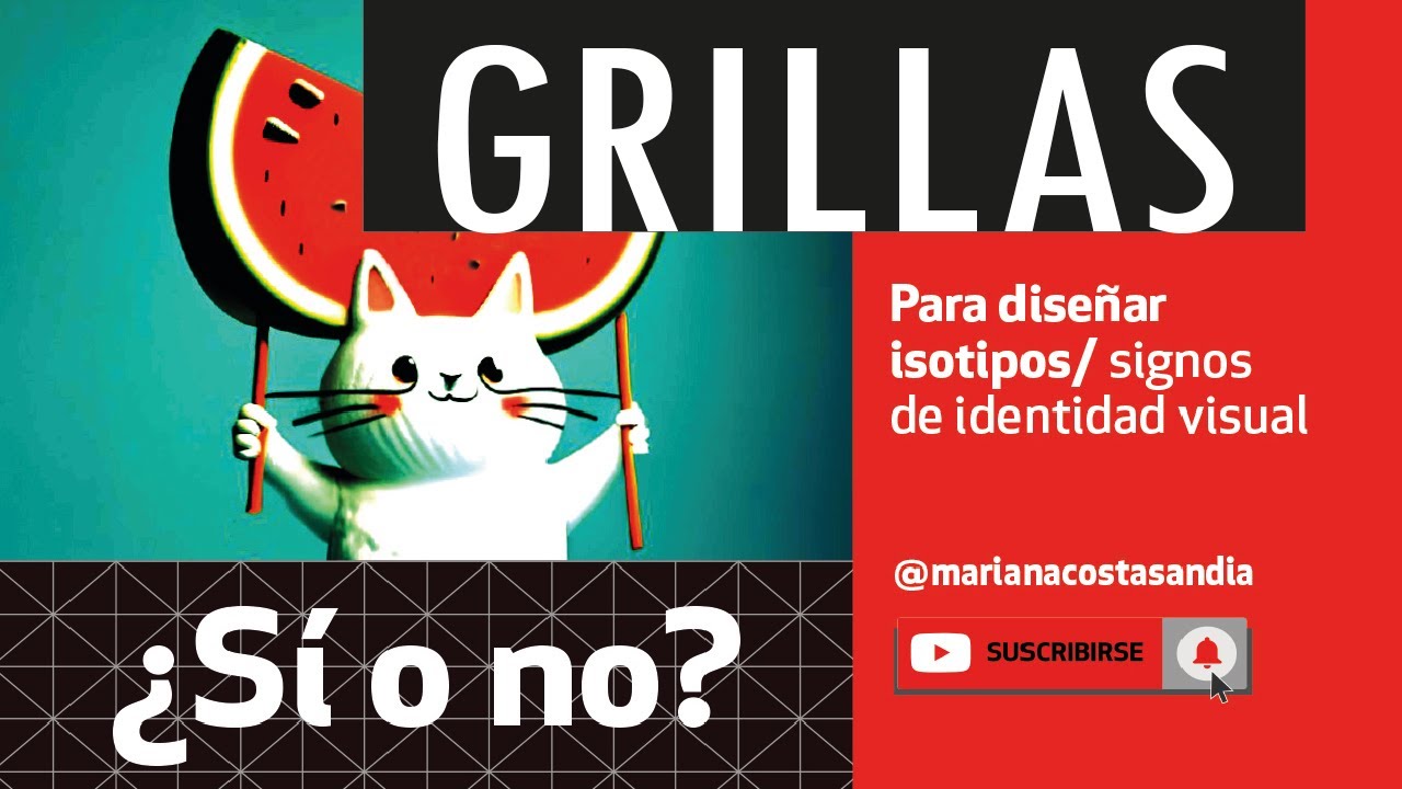 Diseñar 🍉 Isologotipos con GRILLAS ¿si o no?¿por qué?