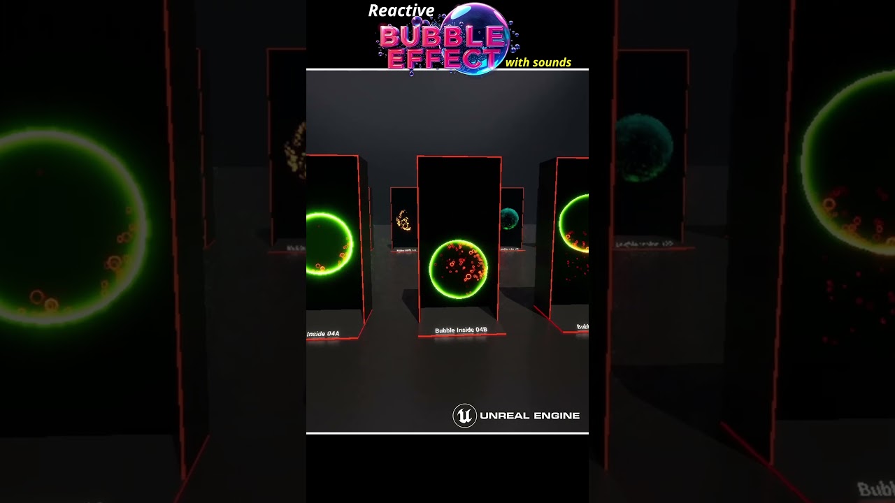 Niagara Dynamic Bubble effect with sound in Unreal Engine