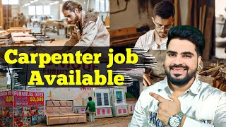 Details Carpenter job available in Hyderabad unique furniture  News
