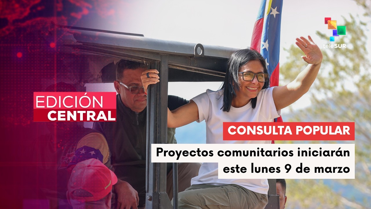 La presidenta (E)  Delcy Rodríguez lidera cierre de Consulta Popular 2026