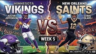 GDS Week 5 | Madden 27 | NFL Week 5 | Minnesota Vikings vs. New Orleans Saints