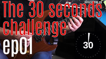 Chromatic Alternate Picking Workout (80-200bpm) || The 30 seconds challenge ep01
