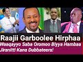 Raajii Garboolee Hirphaa Kadhataaf Lallaba Diaspora Dhaaf Godhan Dhaggeeffatamuu Qaba