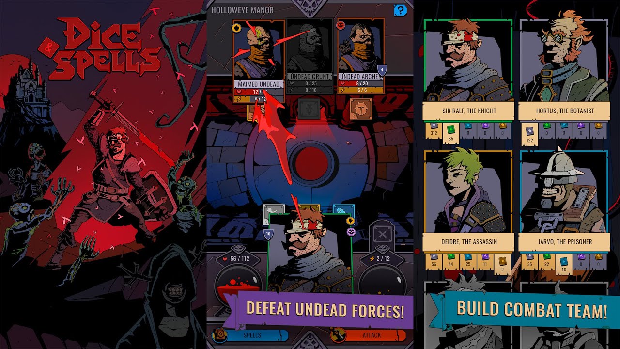 Dice & Spells 게임플레이 영상 [모바일게임] YouTube