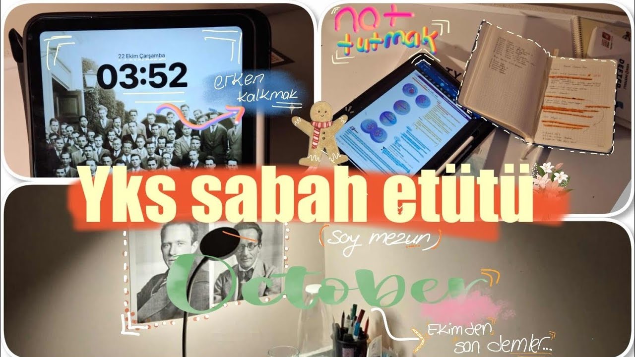 Yks sabah çalışmam| güne erken baslamak| 