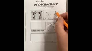 Movement: Principles of design worksheet