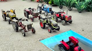 Eicher 5660 Tractor Mahindra 255 Ford 3600 di CNG Auto Pulling Rc Excavator 4×4 jcb Stuck in Mud 