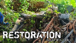 FULL RESTORATION • HONDA Win 100cc Abandoned - TimeLapse!