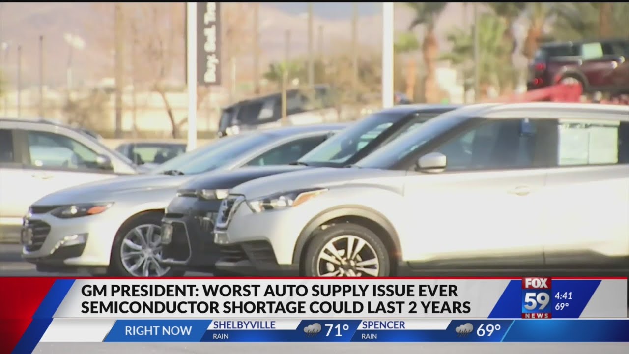 GM president says semiconductor shortage could last two years