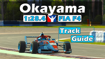 iRacing F4 Okayama Track Guide FIXED - 1:28.4 - 2024 Season 1