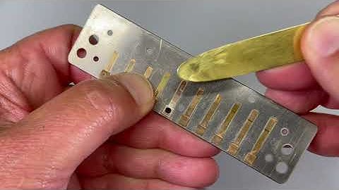 How to replace spot welded harmonica reeds