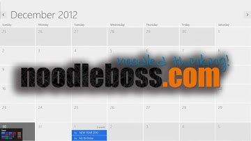 Calendar App for Windows 8