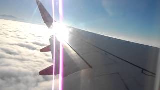 Southwest Airlines Boeing 737 Santa Ana SNA to Sacramento SMF Pushback to Landing