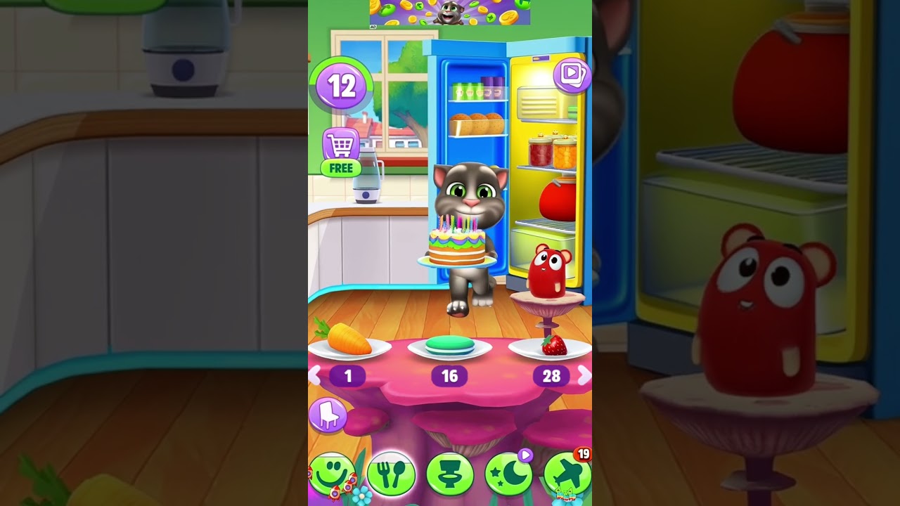 tom have birthday cake 😵 