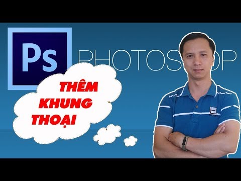 Học Photoshop - Cách thêm khung thoại vào hình bằng photoshop