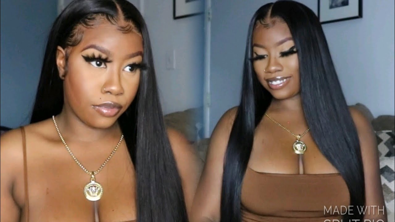 It’s The Lace For Me 🤷🏽‍♀️ Classic Middle Part Install With Baby Hairs