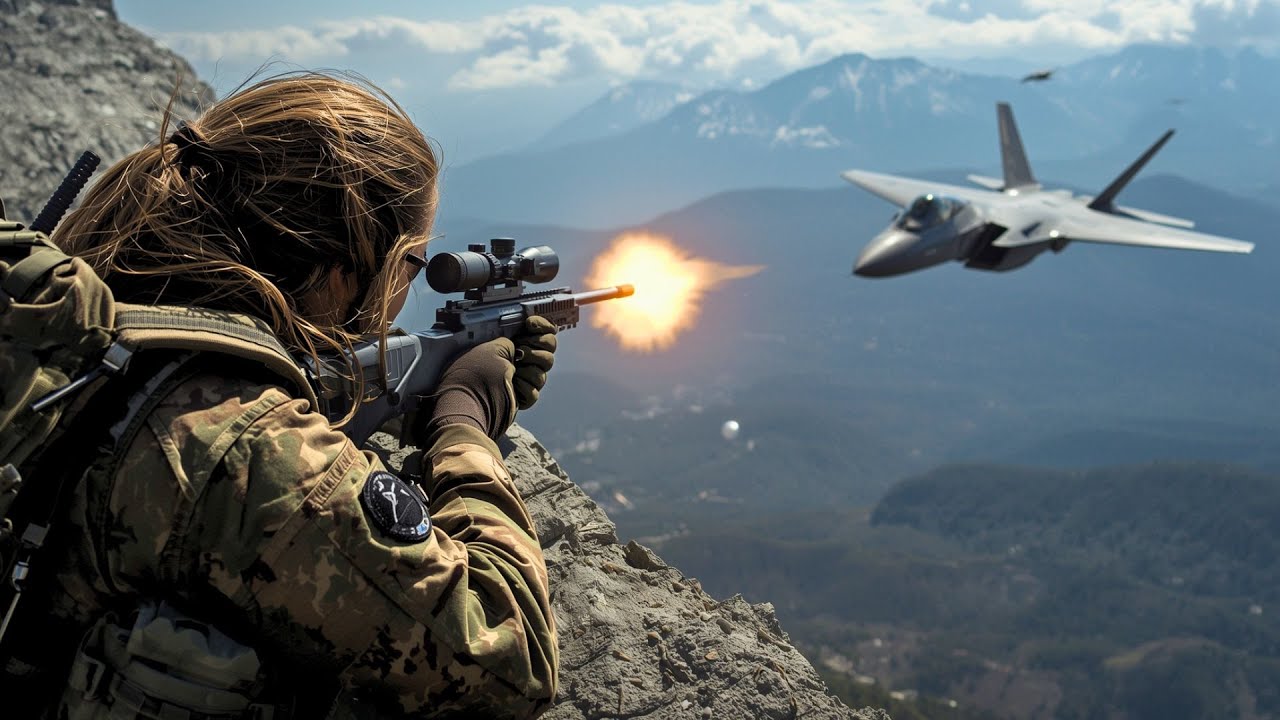 They Said Women Can't Snipe — Until Her 2-Mile Shot Through the F-22's Cockpit Saved Delta Force