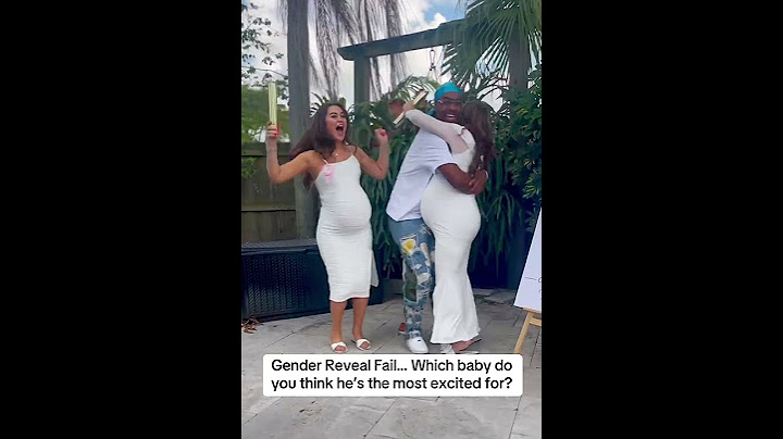 He got my mom and I pregnant at the same time 🤰#genderreveal #pregnancy #couplegoals