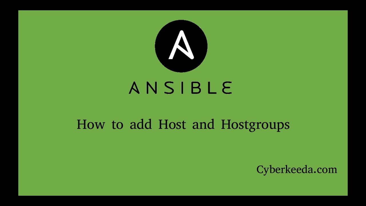 How To Add Hosts And Host Groups Into Ansible Server