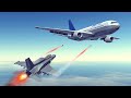 Air to Air Shootdowns #3 Feat. F-16E Block 60 vs Boeing 767 | Besiege