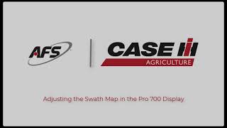 Adjusting the Swath Map in the Pro 700 Display