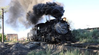 Riding the Cumbres & Toltec Scenic Railroad with 484