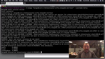 MongoDB Hackathon Guide Step 6 - Connecting to the Cluster from Mongo Shell